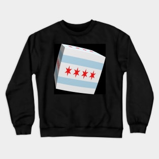 Chicago Flag cubed. Crewneck Sweatshirt